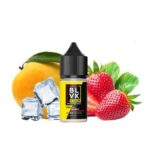 سالت انبه و توت فرنگی با یخ | BLVK Mango Strawberry ice
