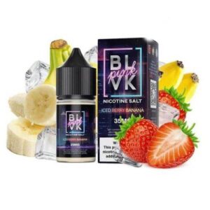 سالت نیکوتین توت فرنگی موز یخ بی ال وی کی | BLVK ICED BERRY BANANA