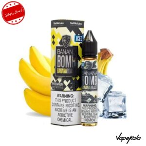 سالت موز یخ کمپانی ویگاد | VGOD Iced Banana Bomb SaltNic