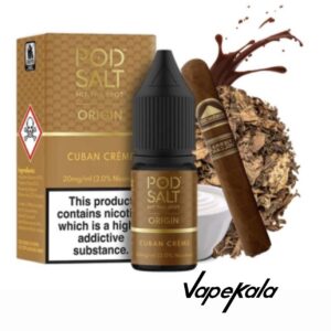 سالت تنباکو وانیل خامه پادسالت Pod Salt Cuban Creme