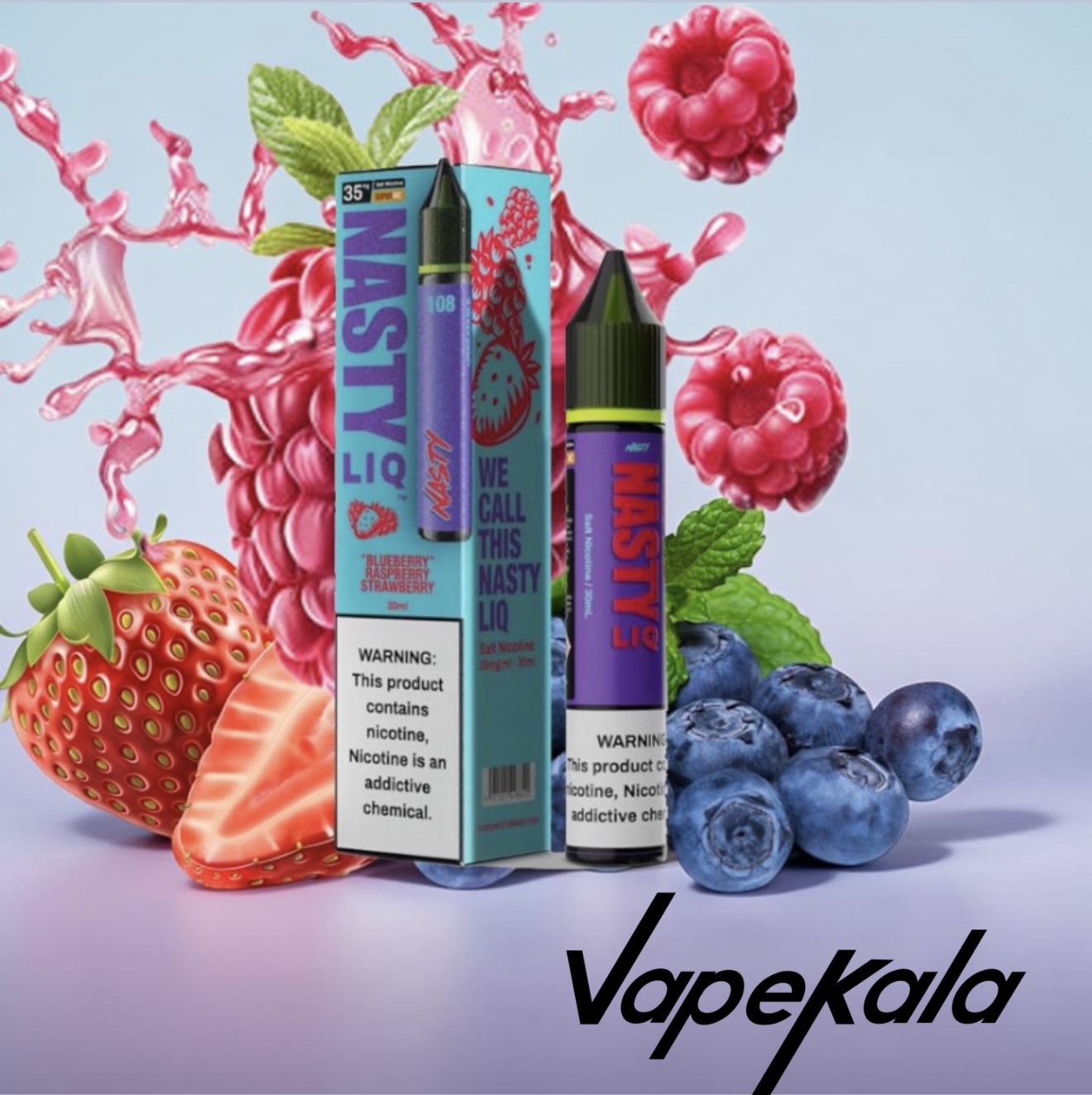 NASTY blueberry raspberry strawberry